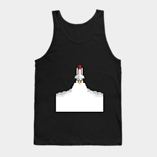 Space Launch V1 (Transparent Background) Tank Top